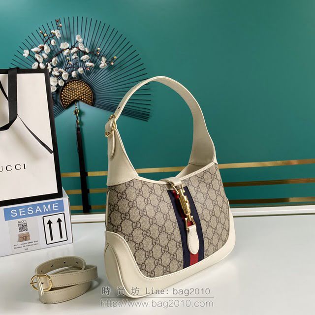 Gucci古馳包包 G家新款女包 636706 古奇原廠皮女款肩背包 Gucci腋下包 gdj1389